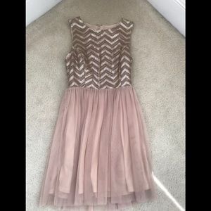 Francesca’s Collection “Blue Rain” Dress: Size-S